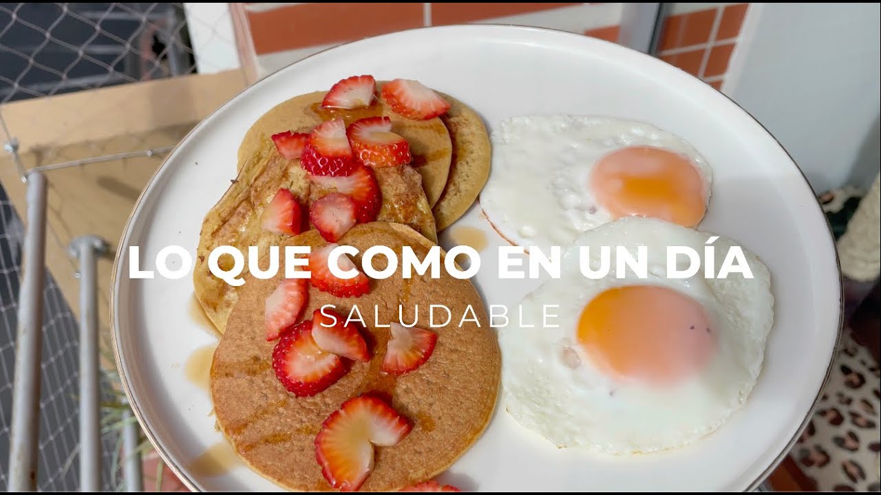 LO QUE COMO EN UN DÍA  Saludable (regla 80/20) - VLOG