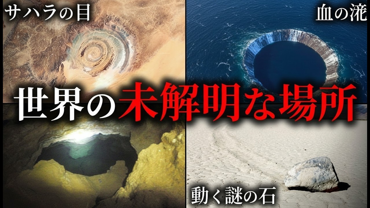 人類でもまだ解明されていない場所4選【ゆっくり解説】
