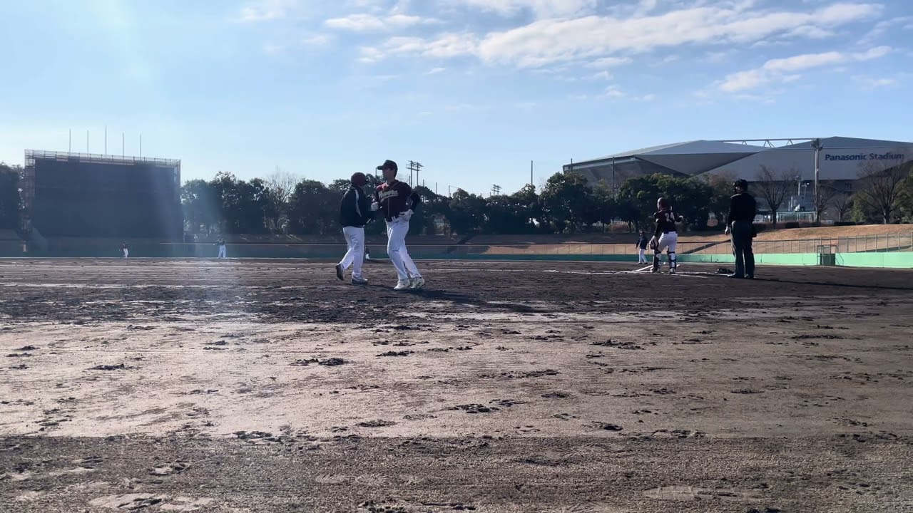🚨②-⑤2025/12/28/【パワーズ紅白戦】万博記念公園野球場　⚠️試合⚠️#野球　#baseball  #shorts 　#大谷翔平　#甲子園　#紅白戦