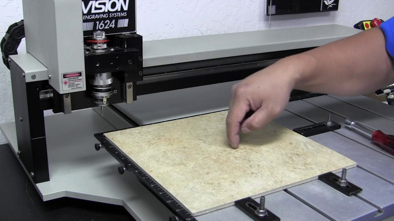 Tile Engraving Tutorial on the 1624 Pro Engraving Machine