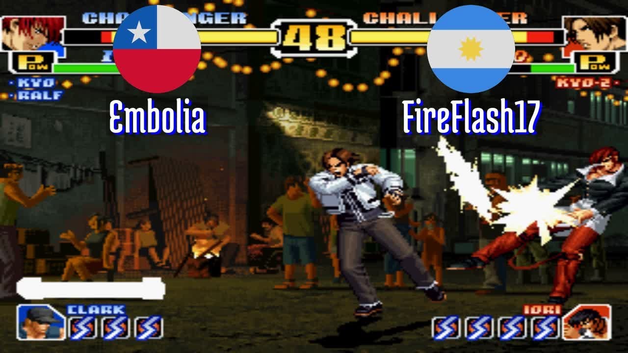 FT5 @kof99: Embolia (CL) vs FireFlash17 (AR) [King of Fighters 99 Fightcade] Oct 25