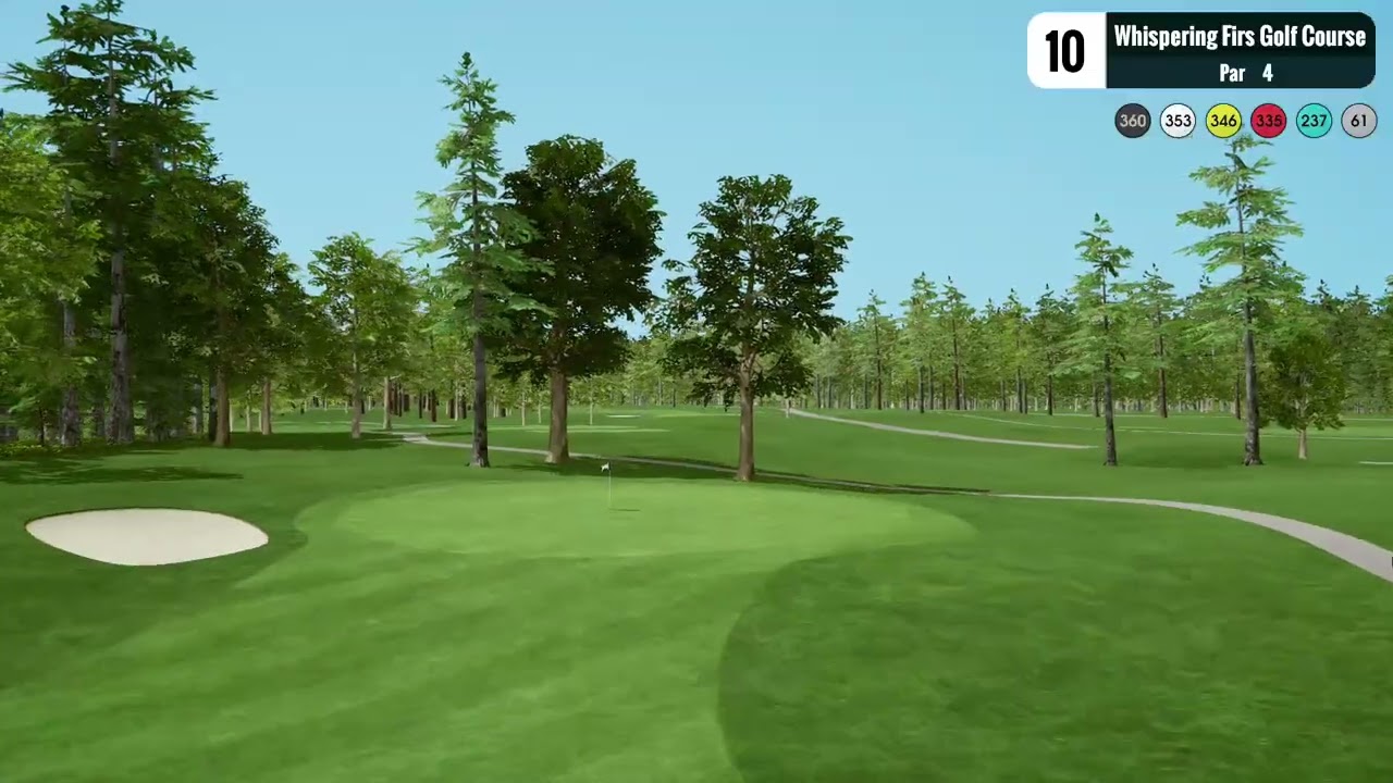 Whispering Firs Golf Course, McChord AFB WA GSPro Flyover