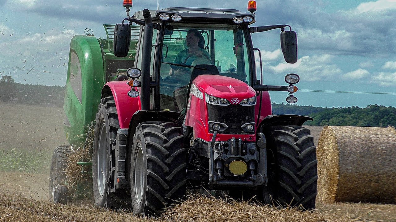 🔥Prasowanie słomy z Nowym Nabytkiem!✓ Deszczowe prasowanie?✮ ! Massey Ferguson S7715! gr Toruńczak ✓