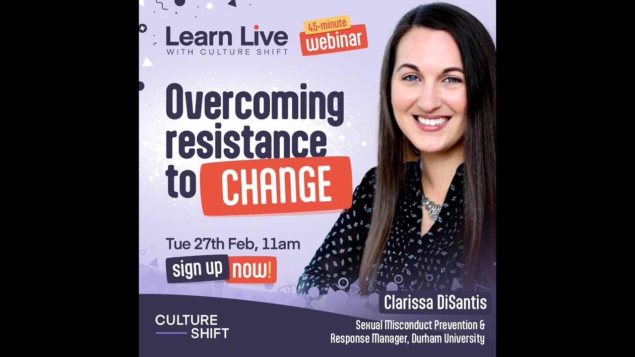 Overcoming resistance to change