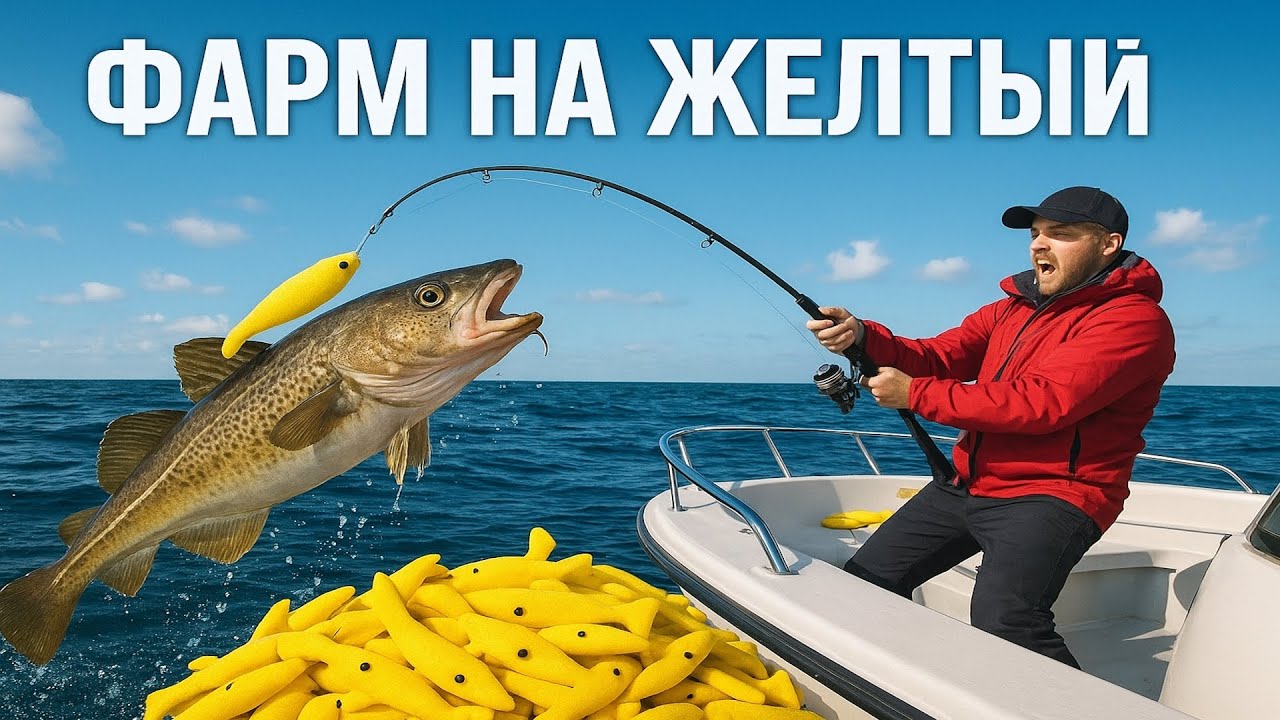 ФАРМ НА ЖЕЛТЫЙ. Эксперимент с приманкой на Норвежском море в Русская Рыбалка 4