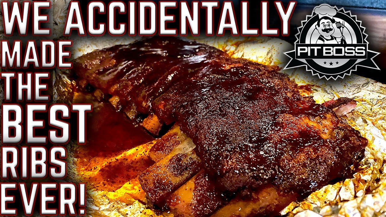 OOPS! WE ACCIDENTALLY MADE THE BEST RIBS ON THE PELLET SMOKER! PIT BOSS PLATINUM LAREDO 1000 COOK