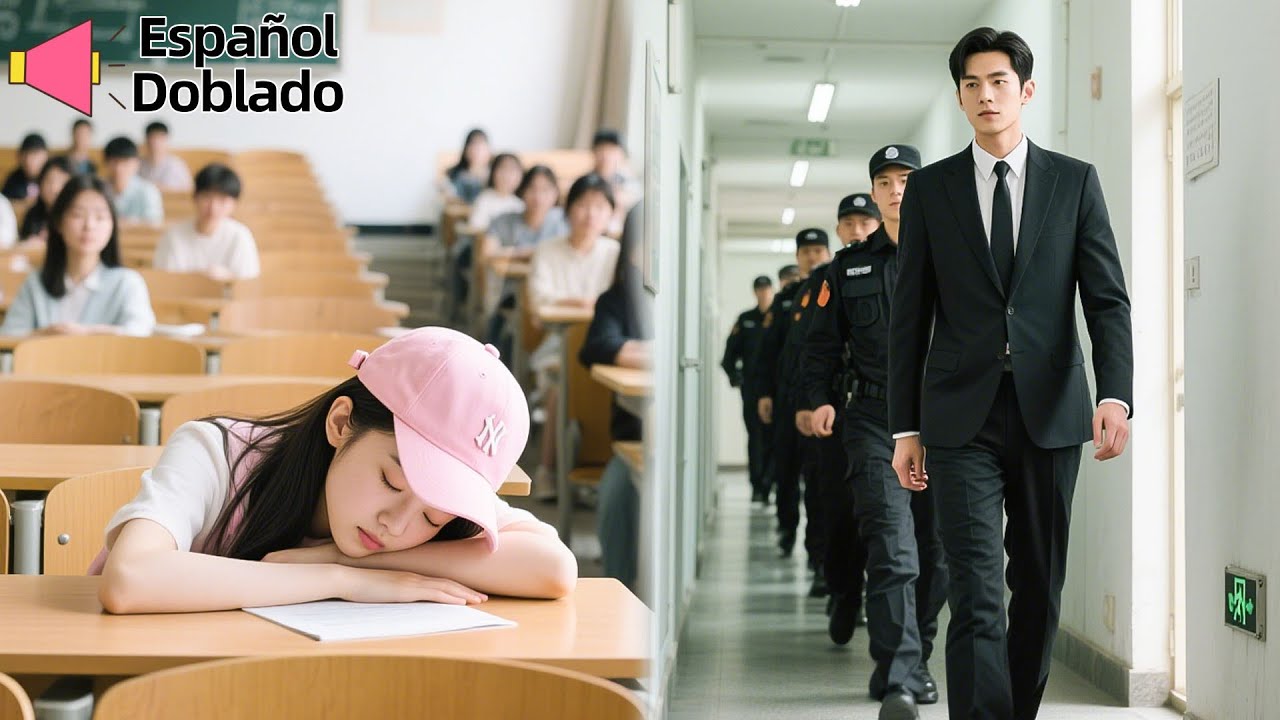 Un CEO multimillonario ve a chica dormida en clase,se enamora al instante y la consiente por siempre
