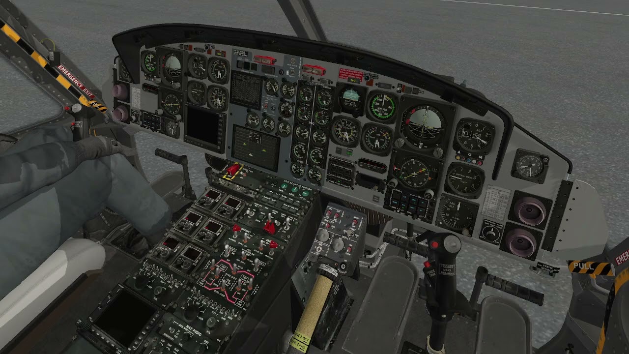 Xplane 11 Bell 412 Start, Flight, and Shutdown