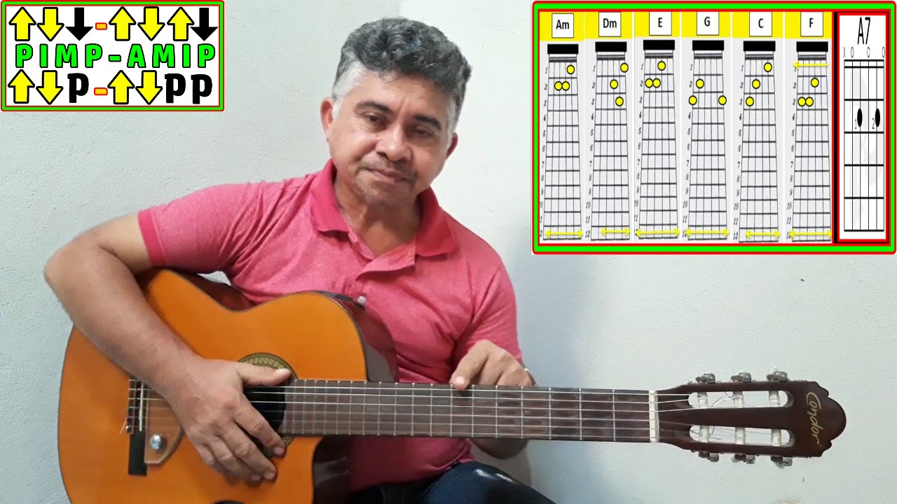 7 Acordes SIMPLES Para Tocar Garçom  [Reginaldo Rossi]