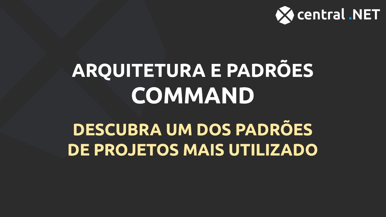 Padrão de projetos - Command com C#