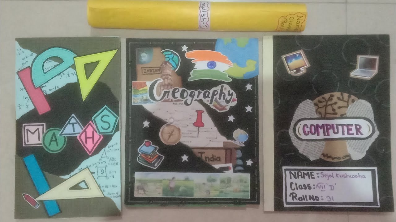 Project file 🖋📚✂️|| Holiday Homework 📓|| Sejal art and craft✂️ ||