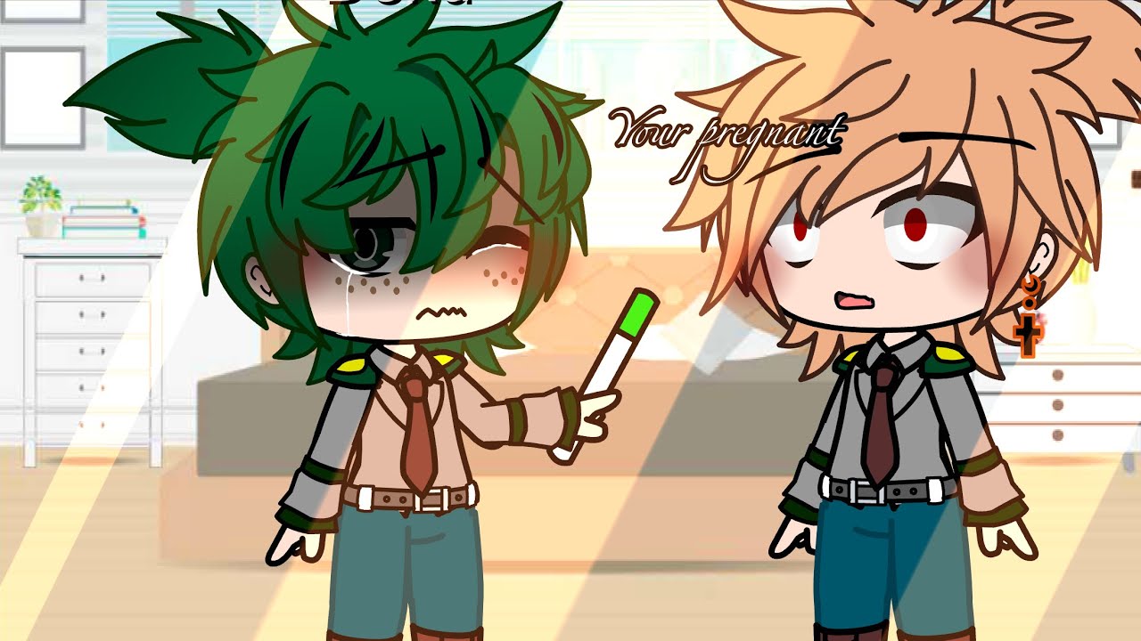 Izuku’s pregnant[]Bakudeku[]Future AU[]gacha club[]part 1/???||