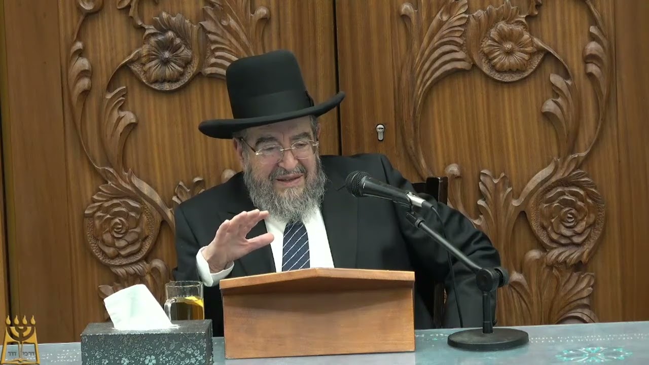 פרשת השבוע פרשת משפטים - הרב מאיר שמואלי שליט