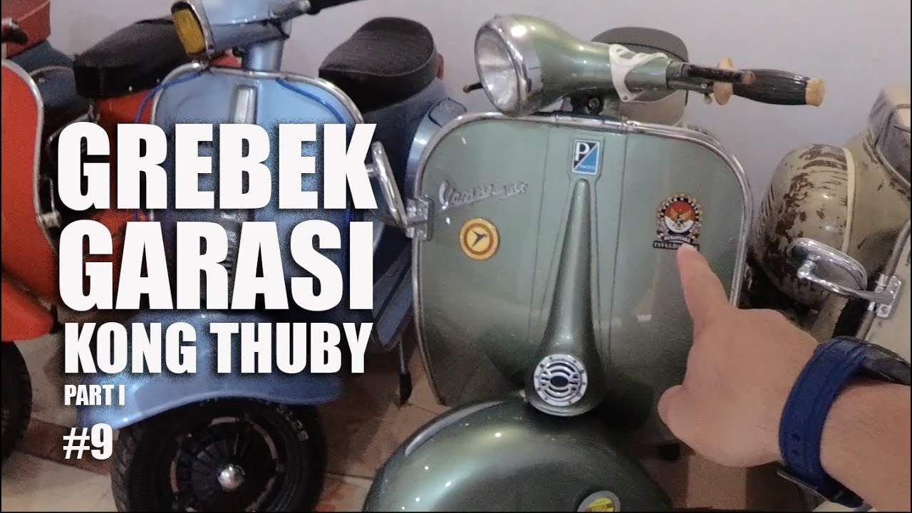 BELASAN VESPA LANGKA DI GARASI INI #garagescoot part 1/2 #9