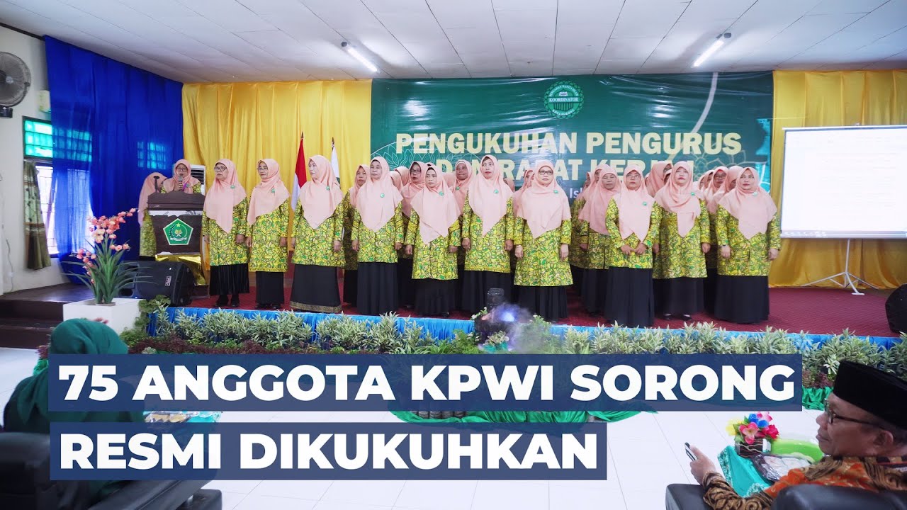 Pengukuhan Pengurus KPWI Kota Sorong | KABAR AKBAR