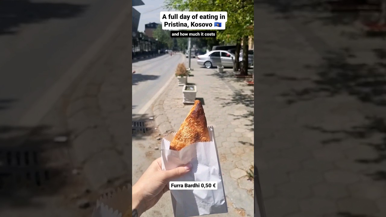 A Full Day Eating in Pristina Kosovo 🇽🇰  How much it costs #pristina #kosovo #foodie