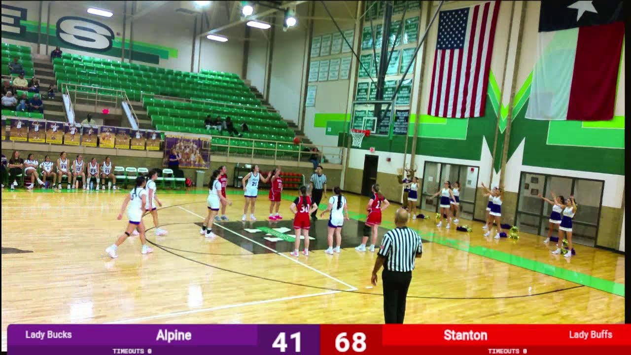 Alpine Lady Buck Basketball vs. Stanton