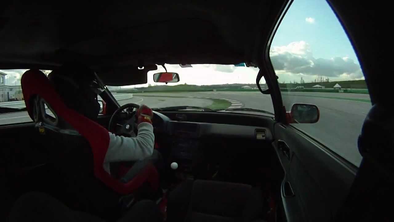 Honda CRX ED9 - Misano World Circuit best lap, on board camera