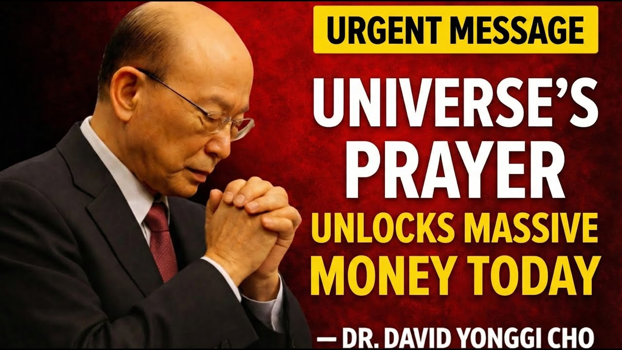The Universe Says This Prayer Unlocks Massive Money Today | Dr. David Yonggi Cho