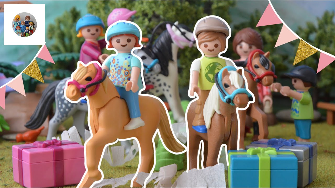 Klaras und Maltes Geburtstag auf dem Reiterhof 🐎🎁// Liana kann...// Playmobil Film deutsch