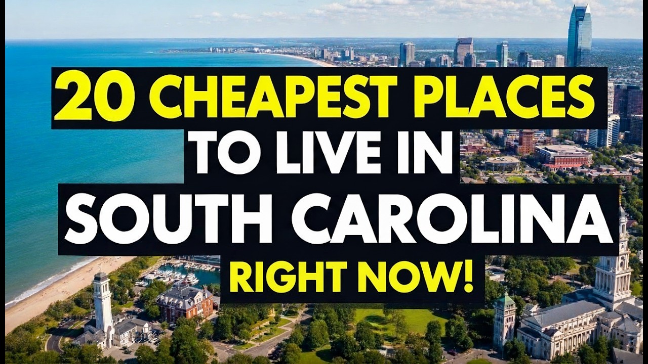 20 самых дешевых мест для проживания в Южной Каролине прямо сейчас (2026).