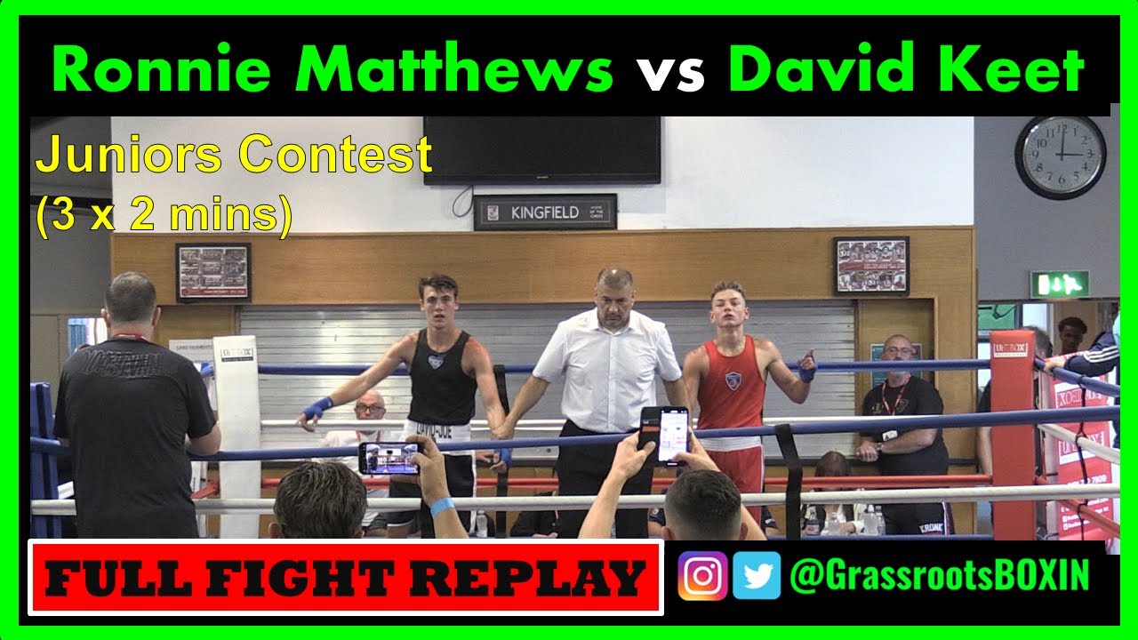 Ronnie Matthews vs David Keet - Juniors Contest - Guildford Amateur Boxing Tournament (10/09/23)