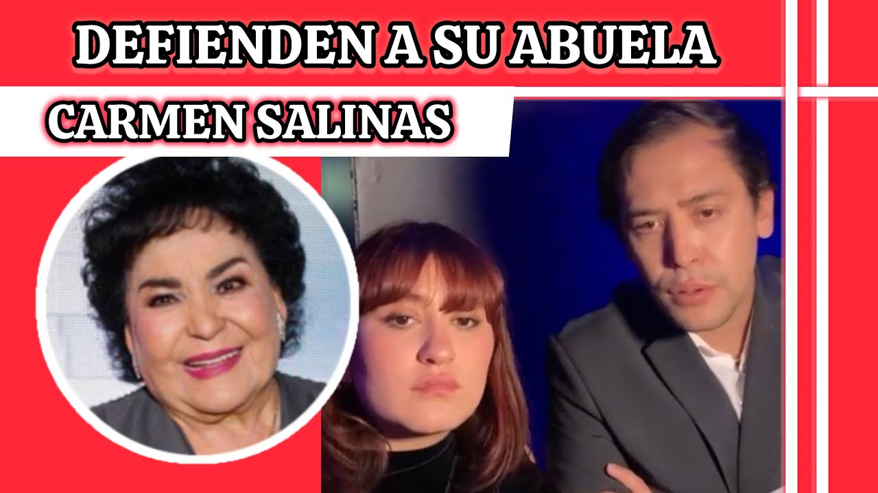 Nietos de Carmen Salinas la defienden del reo que declaró que la actriz compraba niños para ritos 👿