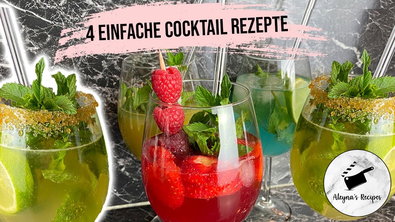 4 Einfache Cocktail Rezepte | Aleyna's Recipes