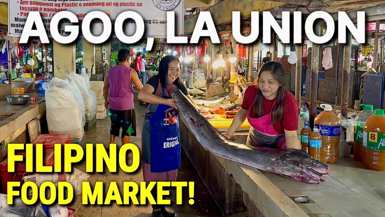 Philippines Food Market Tour in AGOO, LA UNION 2025 – Local Life, Streets & Street Food!