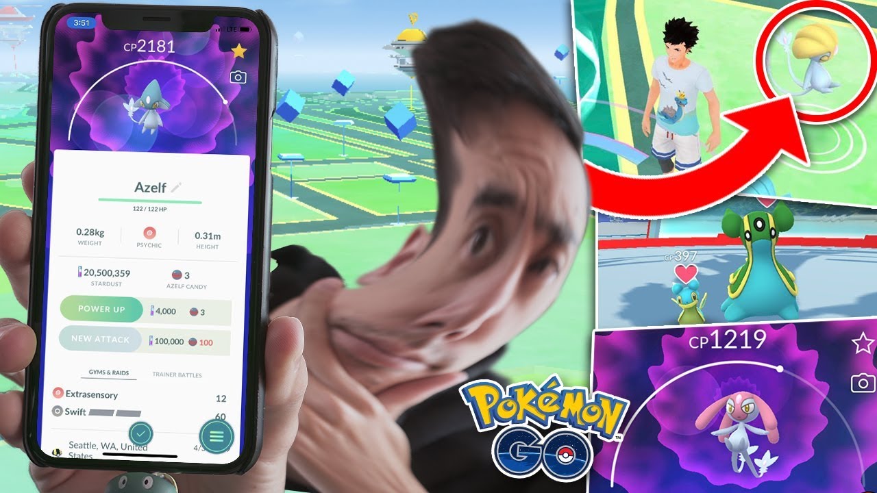 WHERE TO CATCH UXIE, MESPRIT, & AZELF (& Shellos??) IN POKÉMON GO [New Regional Legendary]