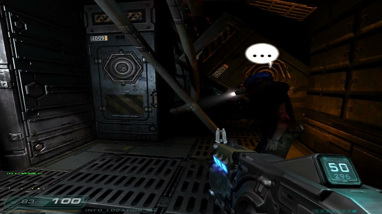 Lets Play Together Doom 3 (blind) #19 - Im Satelliten-Kontrollzentrum