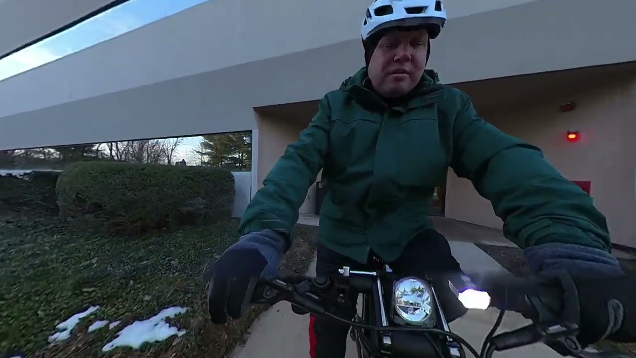 Winter commute by eBike
