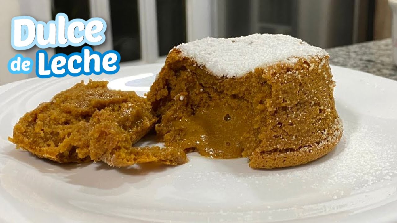 VOLCÁN DE DULCE DE LECHE | MOLTEN DULCE DE LECHE LAVA CAKES | ALE DE NAVA