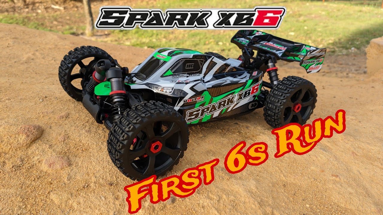 Team Corally Spark XB6 first run on 6s ..... Solid Buggy !
