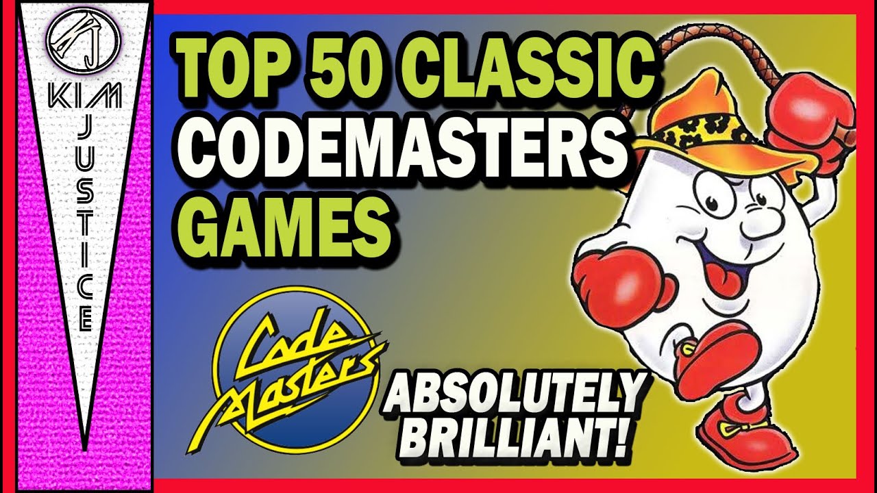 The Classic Codemasters Top 50 Games! ZX Spectrum to PlayStation | Kim Justice