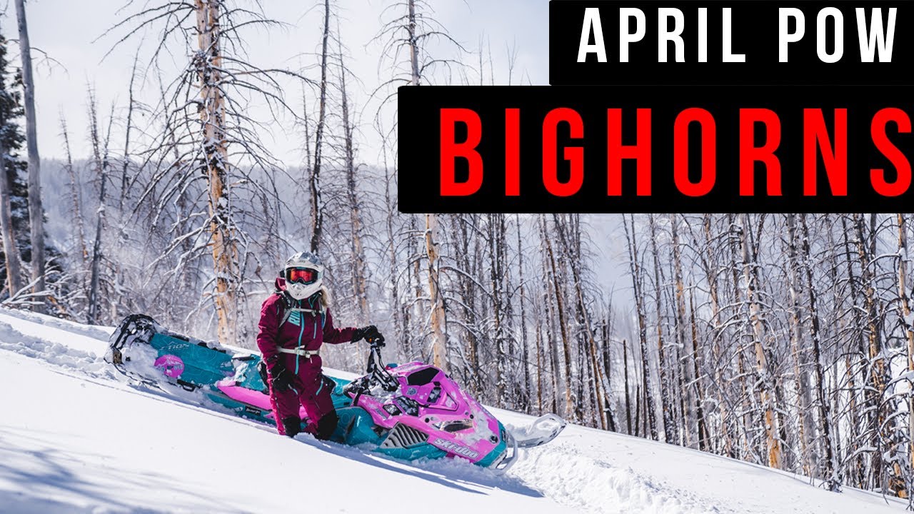 APRIL POW IN THE BIGHORNS | Sled Wyo Vlog 13.