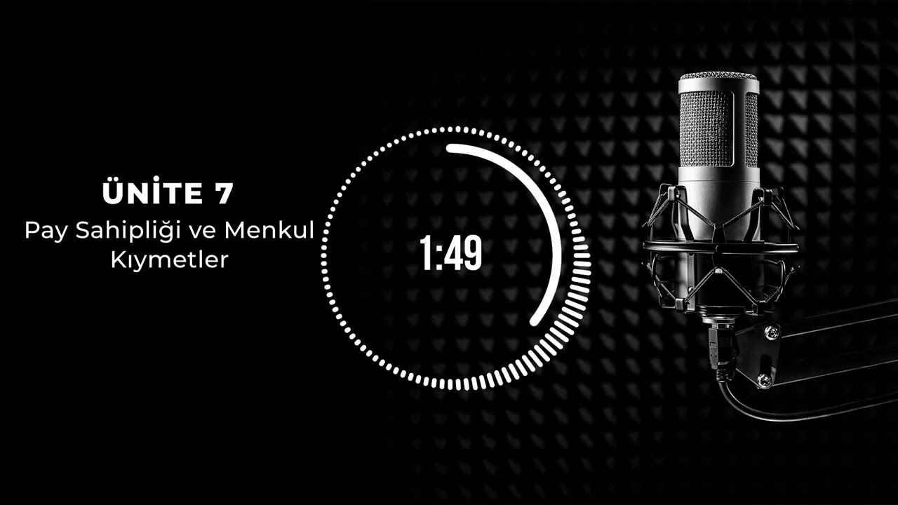 Bölüm 7:  Pay Sahipliği ve Menkul Kıymetler