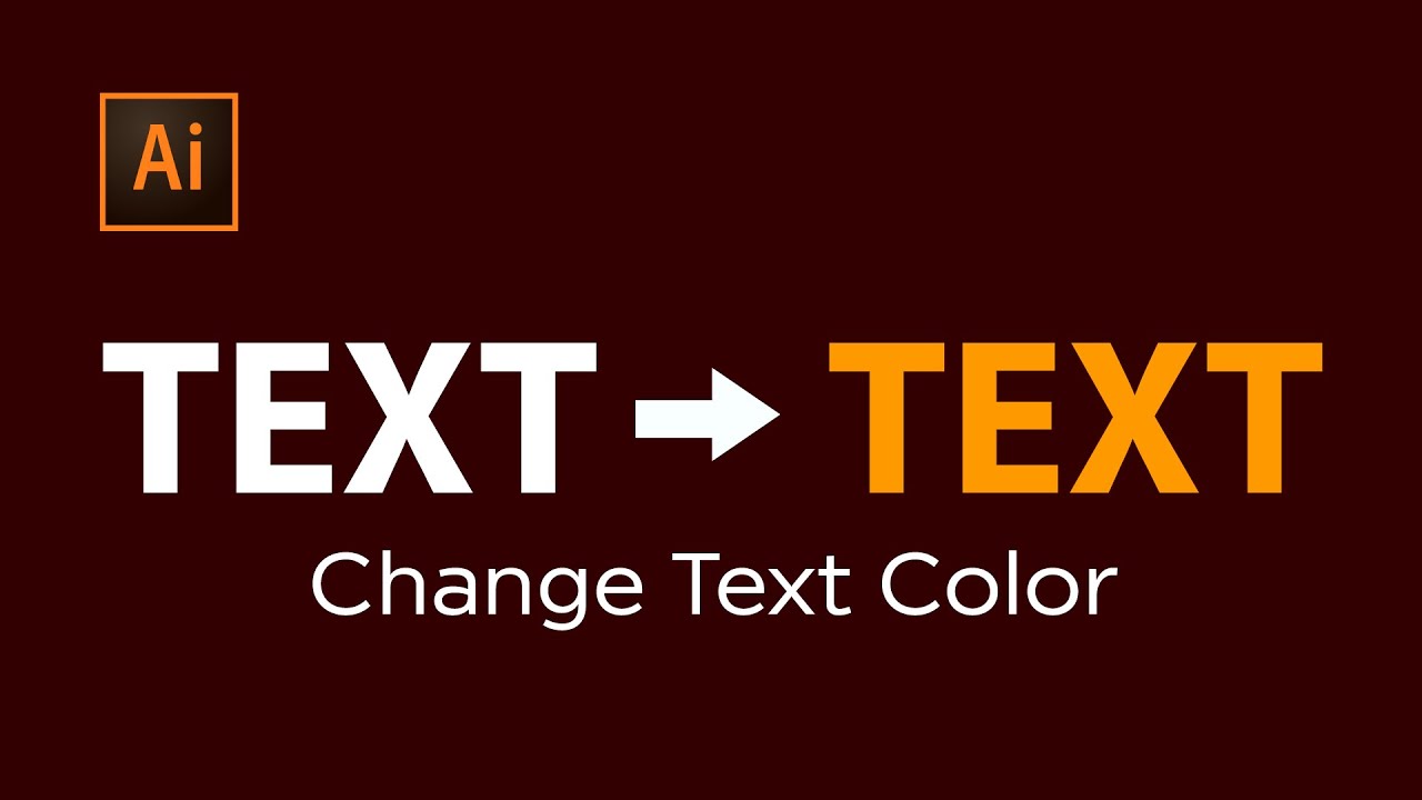 How to Change Text Color In Adobe Illustrator 2024 | Adobe Illustrator Tips & Tricks 2024