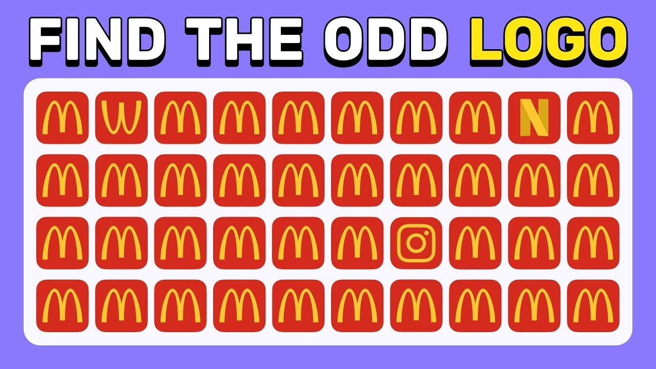 Find the ODD Logo Out - Ultimate Brand Logo Quiz 🥤🍏 Jungle Quiz