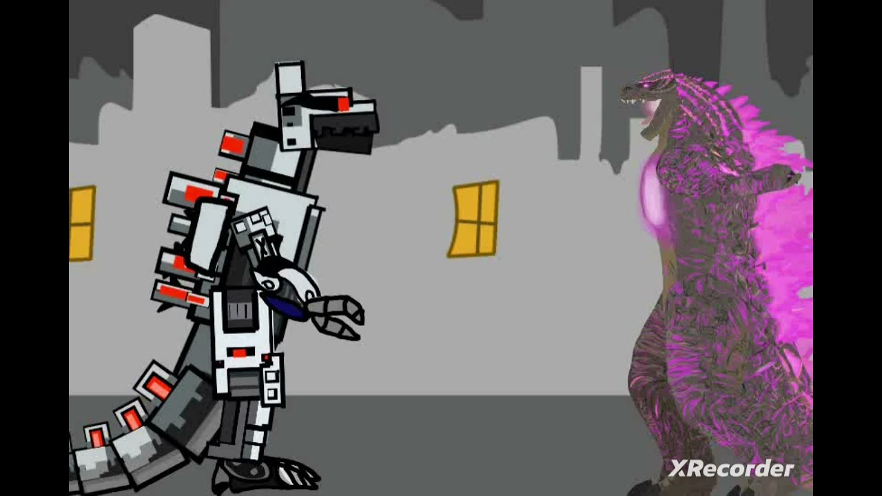 Evolved godzilla vs mechagodzilla