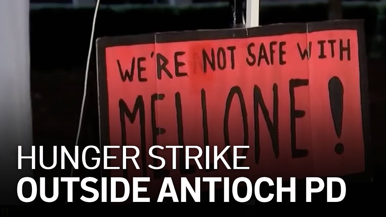 People on Hunger Strike Outside Antioch PD Demand Officer Be Fired