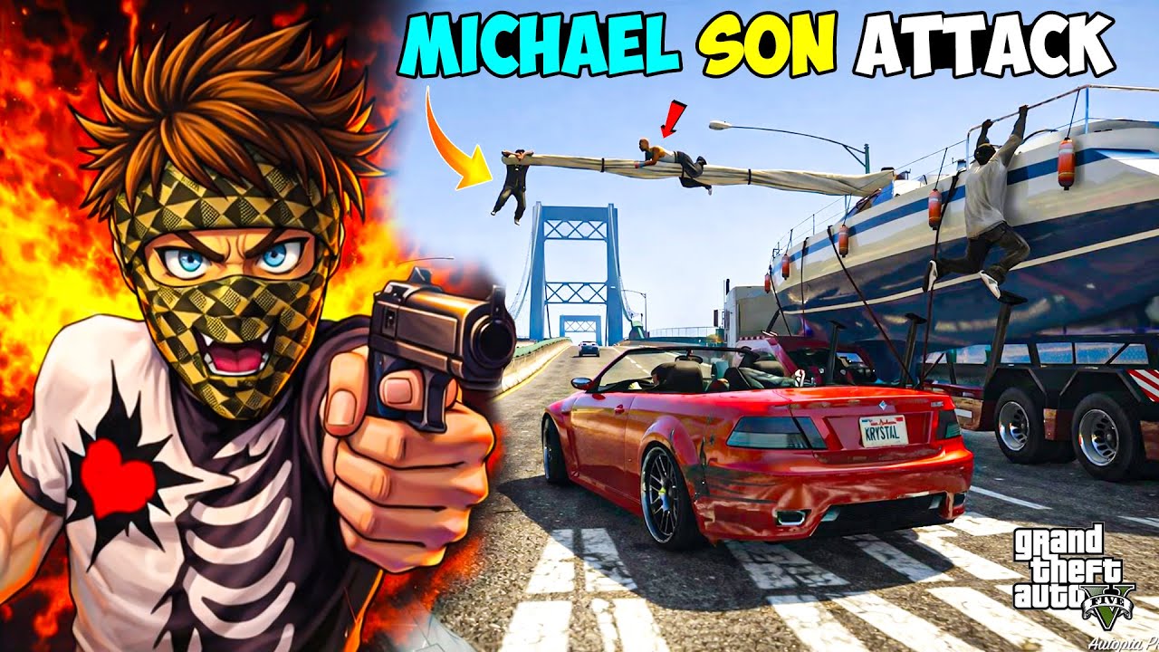 Michael’s Son Went Crazy 😱 | Full Attack Mission in GTA 5 Episode #5
