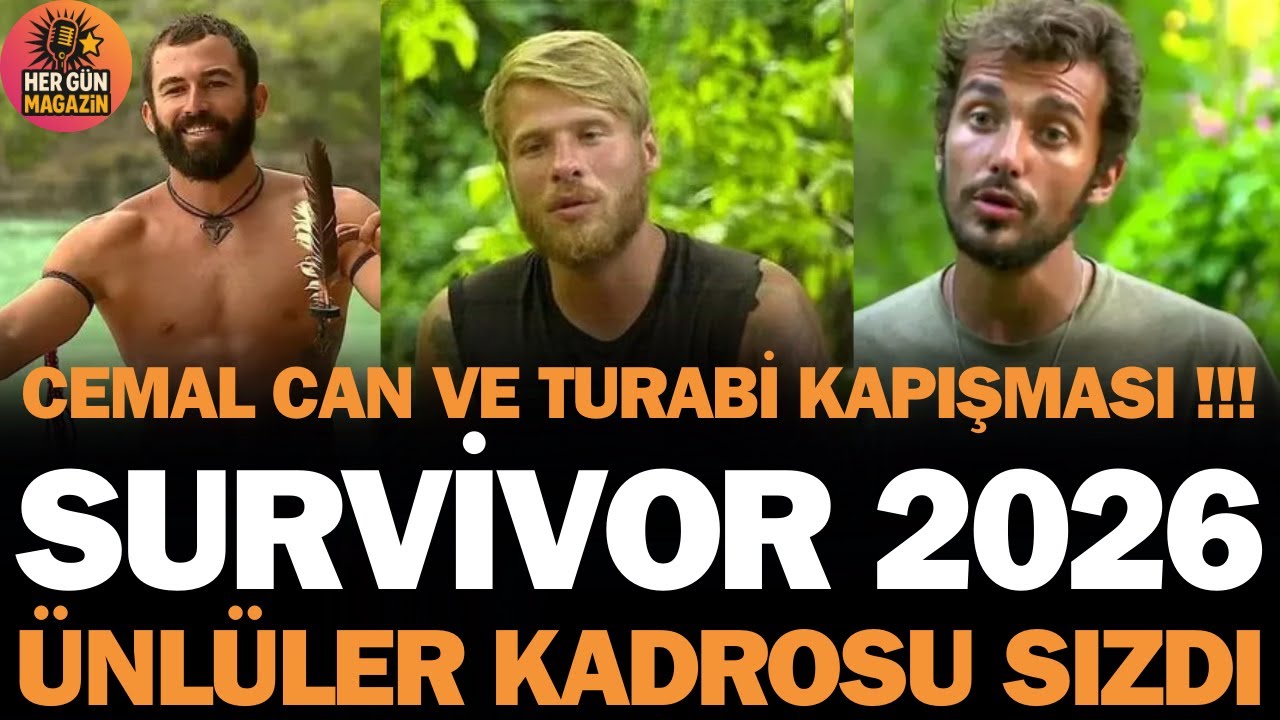 Survivor 2026 Ünlüler Takımı Sızdı mı ? Cemal Can Canseven Yeniden Şampiyon Olmaya Geliyor !!!