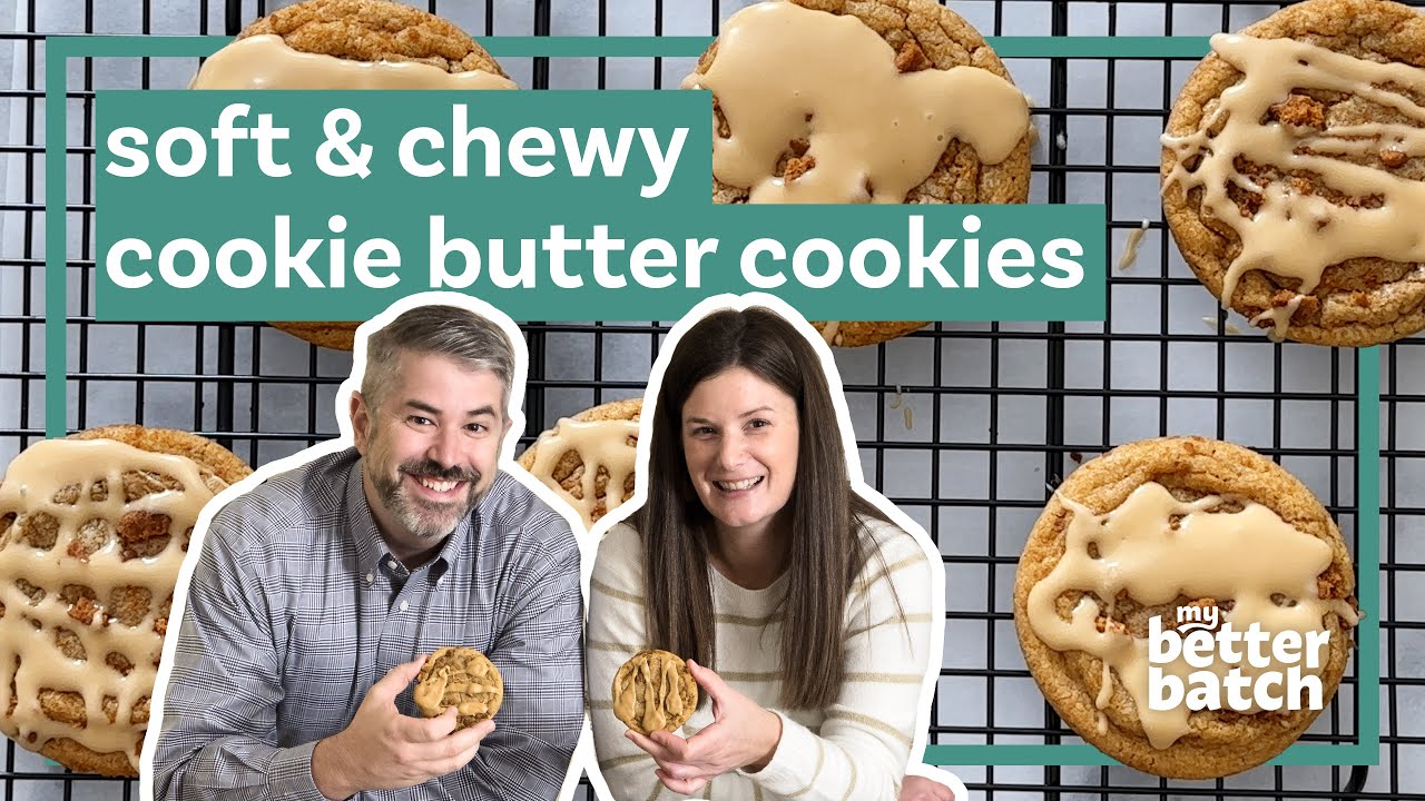 Soft & Chewy Cookie Butter Cookies | My Better Batch