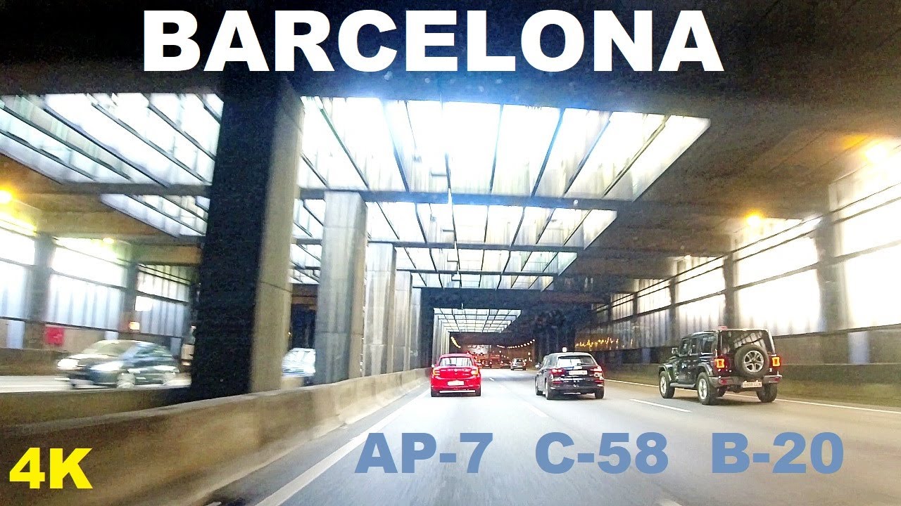 Driving from Mollet de Valles to Barcelona 2023 Spain 4K