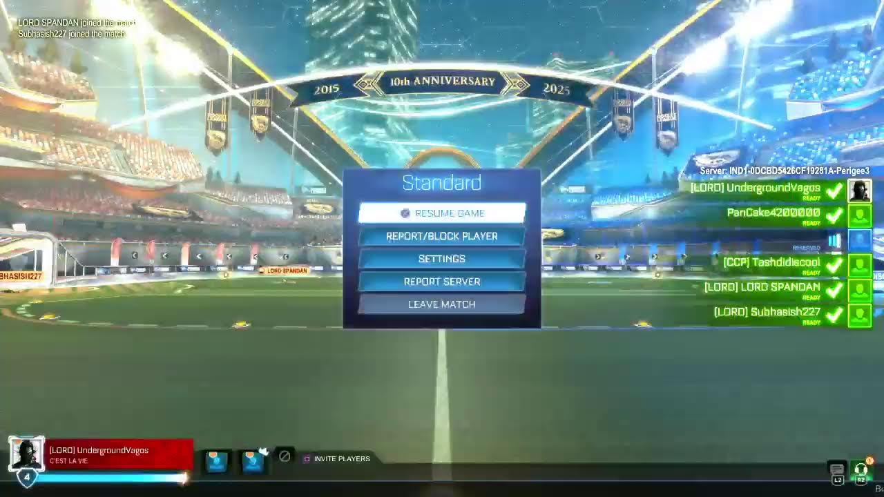 Rocket League With Friends 22/2/2026