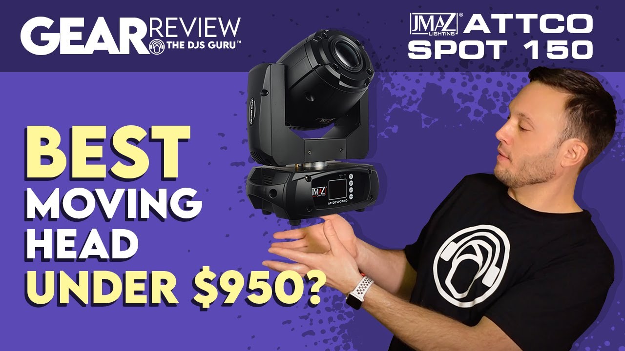 JMaz Lighting Attco Spot 150 Moving Head Review and Demo | Best moving head under $950?