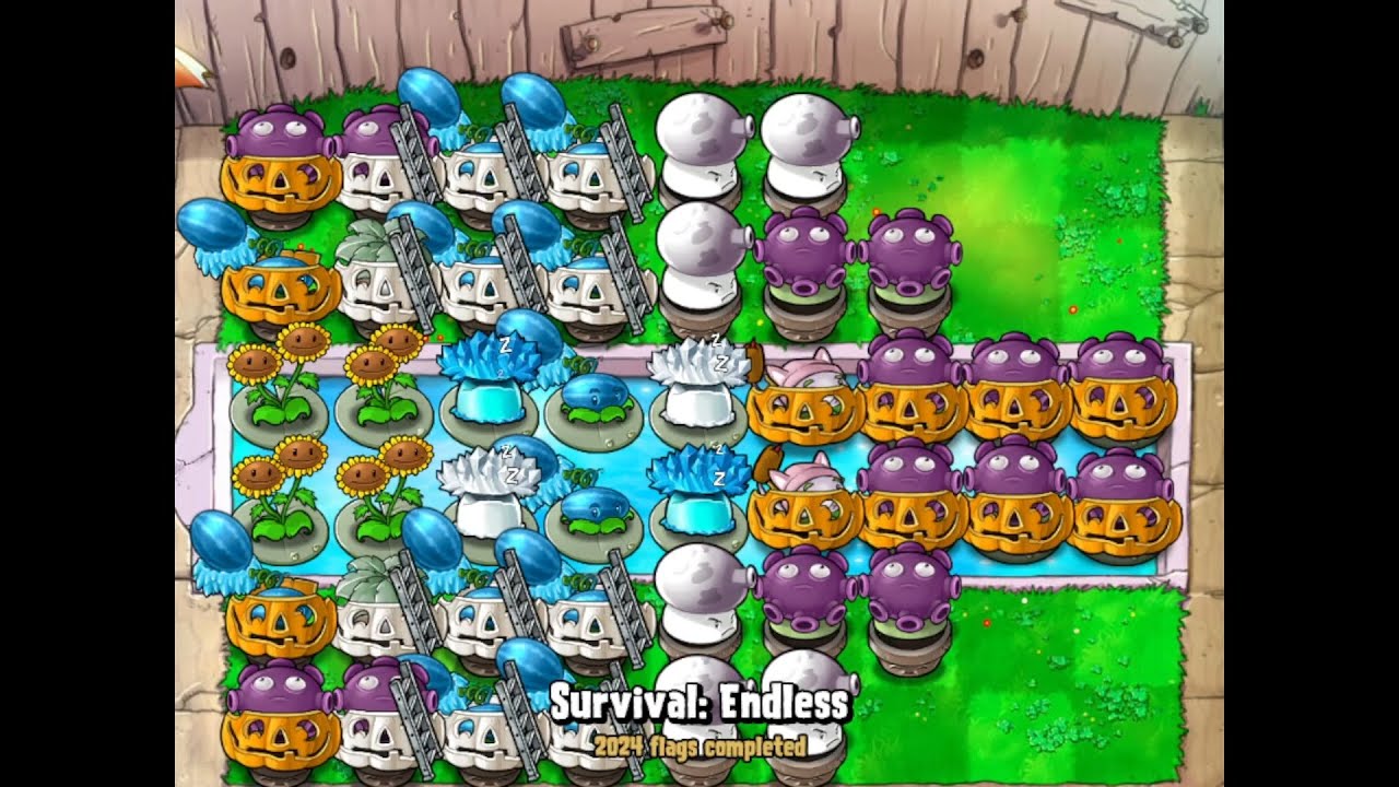 【PE】 Iced Coffee Cobless (4 flowers version) | 6 Flags—Slow/Fast Tempo | Setup by @imPLANT_PVZ