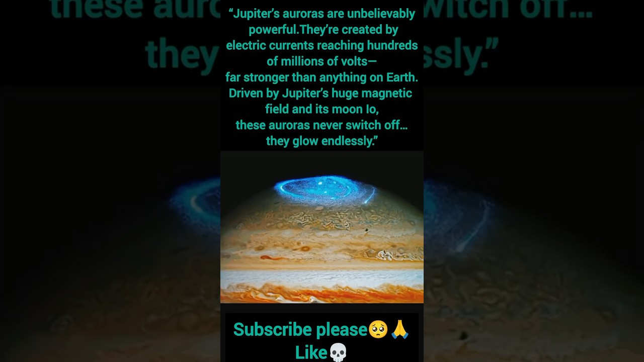 Jupiter auroras have insane amount of electrical power