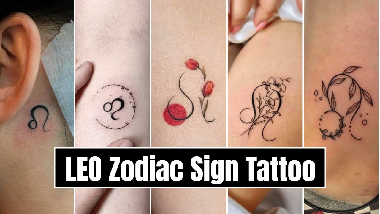 15+ New Attractive Leo Zodiac Sign Tattoo Designs For Girls 2025 | Women's Zodiac Sign Tattoos 2025!
